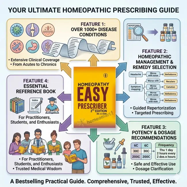 homeopathy management guide, homeopathic medicine guide book, homeopathy medical student book, homeopathy dosage and potency guide,